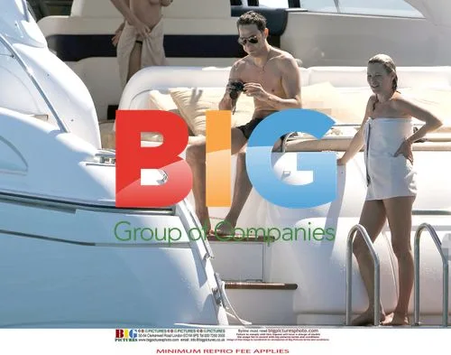Kate Moss, Jamie Hince, and others on yacht in France