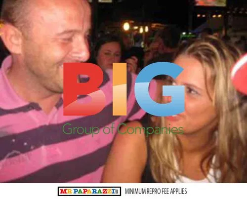Kerry Katona and Mark Croft in Magaluf, Spain