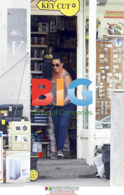 Natalie Cassidy runs errands in London