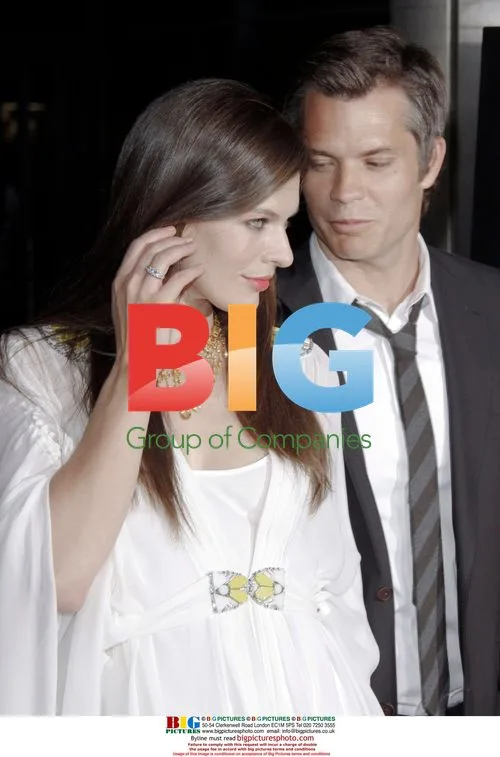 Milla Jovovich and Timothy Olyphant at "A Perfect Getaway" Premiere