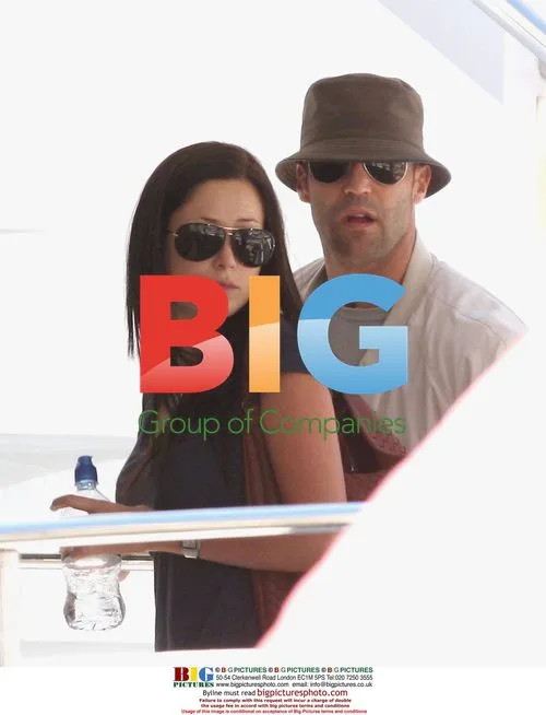 Jason Statham and Alex Zosman arrive in Nice