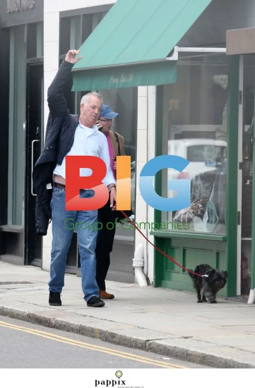 Michael Barrymore out in London with friend