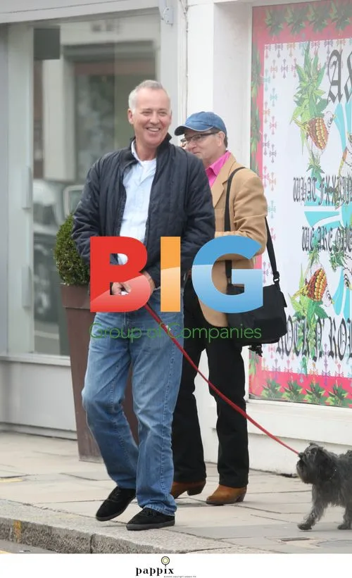 Michael Barrymore Makes Funny Faces in London