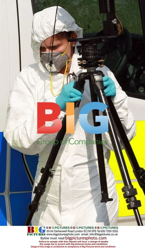 Forensics at Scene of Murder