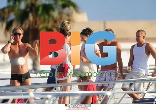 Christine Bleakley with Strictly Dancers in Sitges