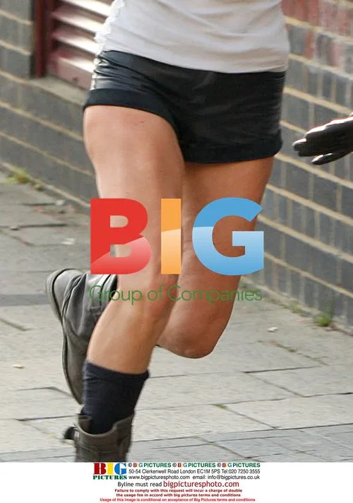 Sarah Harding Filming St Trinians