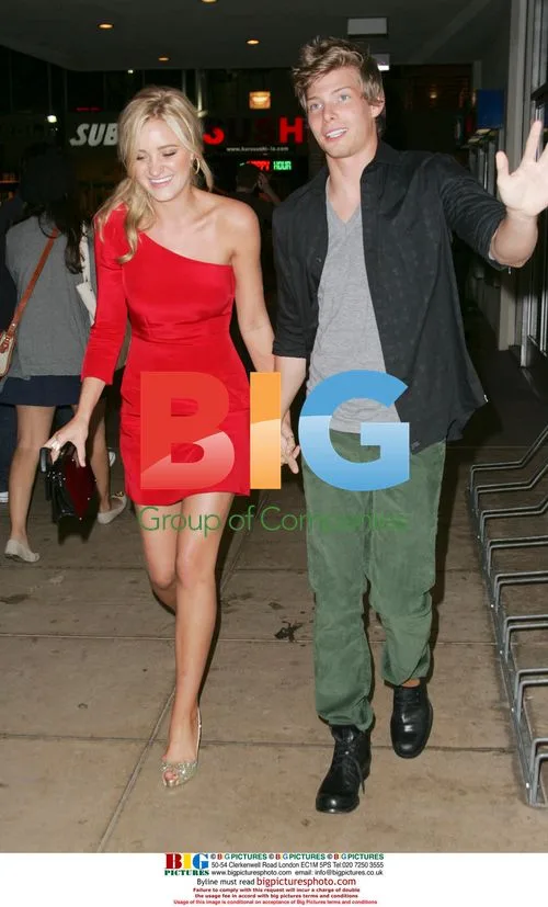 Aly Michalka and Hunter Parrish at Chateau Marmont