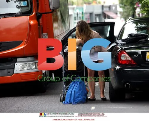 Billie Piper's near miss with truck