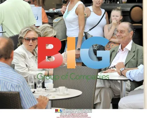 Chirac Vacationing with Pinaults in Saint Tropez