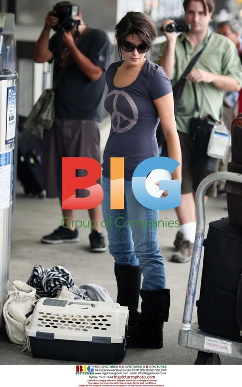 Chace Crawford and Ashley Greene at LAX