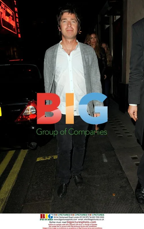Noel Gallagher at the Ivy club
