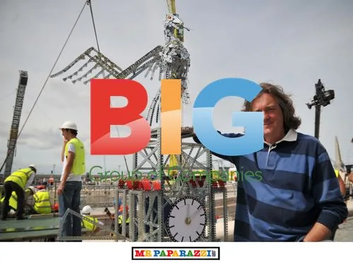 James May builds Meccano bridge in Liverpool