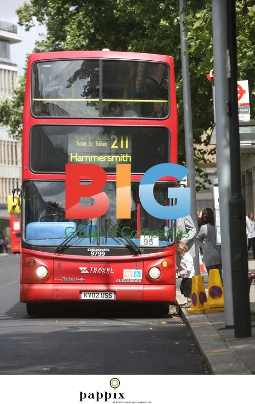 John Simpson Catching 211 Bus in London