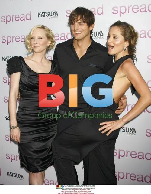 Anne Heche, Ashton Kutcher & Margarita Levieva at "SPREAD" Screening