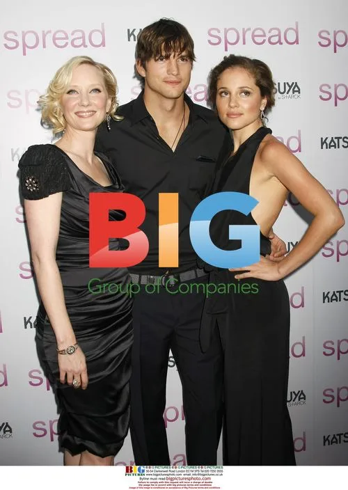 Anne Heche, Ashton Kutcher & Margarita Levieva at "SPREAD" screening