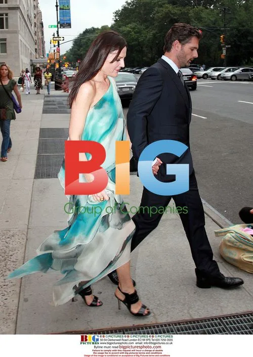 Eric Bana leaving hotel in NYC