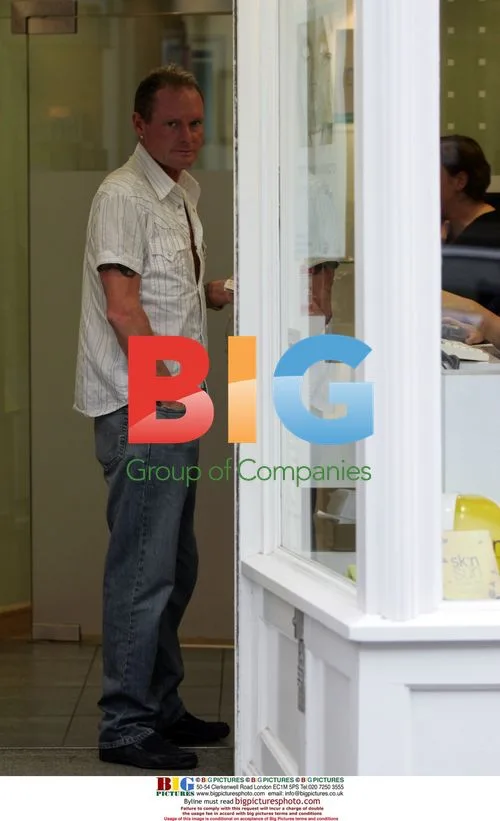 Paul Gazza Gascoigne visits skin clinic
