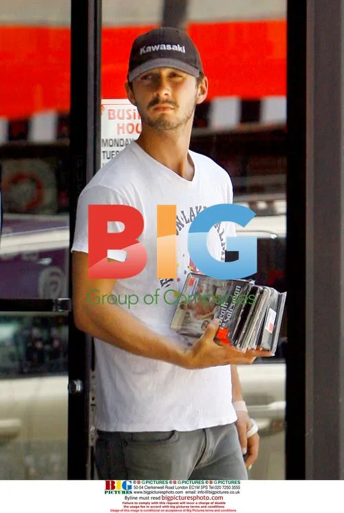 Shia Labeouf Shops for DVDs