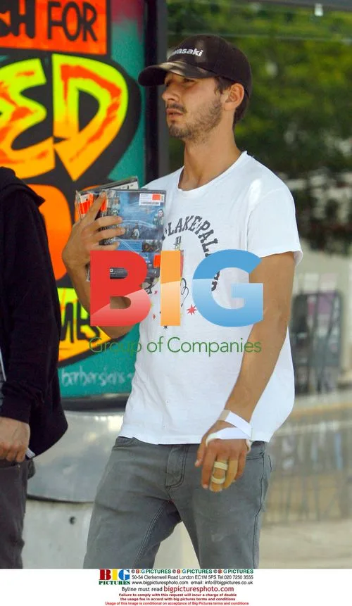 Shia Labeouf buys used DVDs