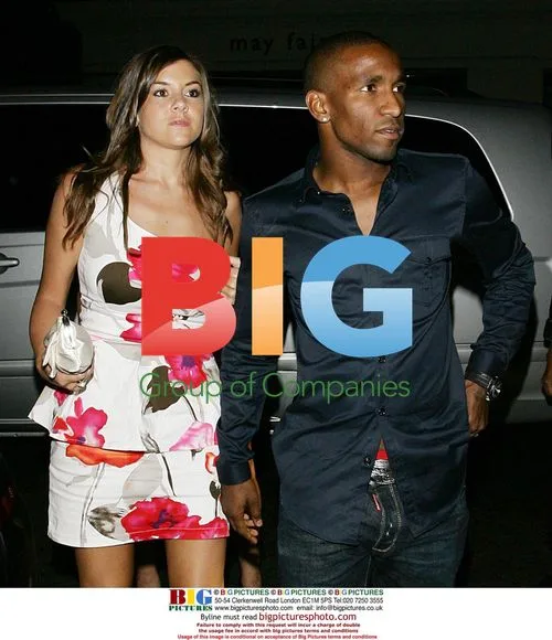 Jermain Defoe and Imogen Thomas at Nobu