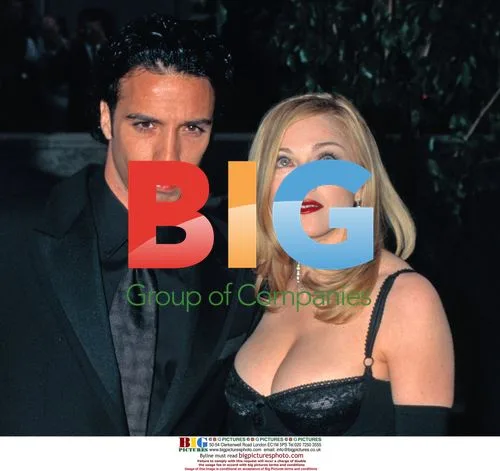 Madonna at Golden Globes with Carlos Leon