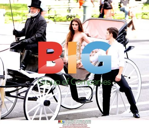 Mischa Barton & Nico Tortorella on set of 'The Beautiful Life'