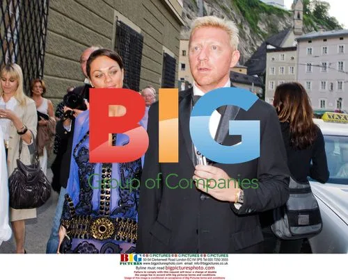 Boris Becker and wife at Salzburg Opera Festival