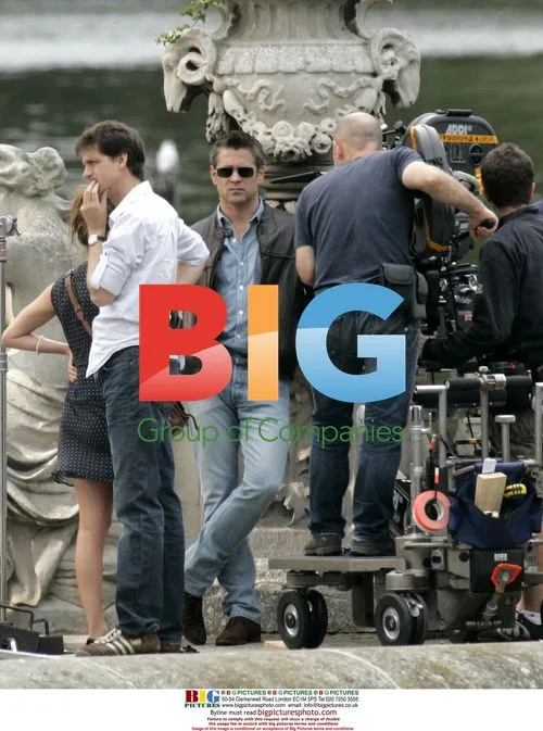 Colin Farrell filming "London Boulevard"