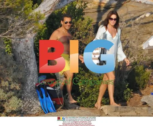 Sarkozy and Bruni on Vacation in France