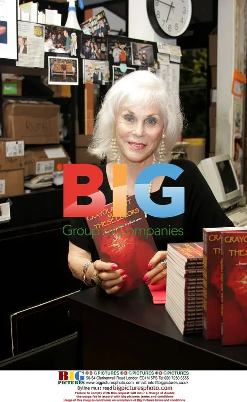 Virginia Madsen and mother at book signing