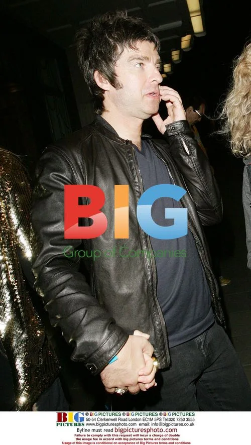 Noel Gallagher and Sara MacDonald Leave Claridge's Hotel