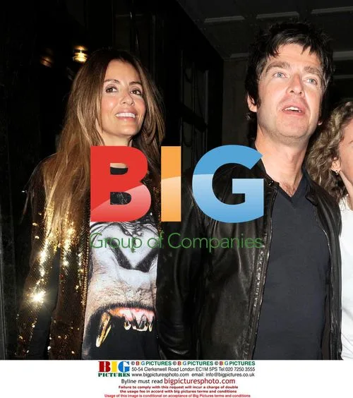 Noel Gallagher and Sara MacDonald leave Claridges Hotel