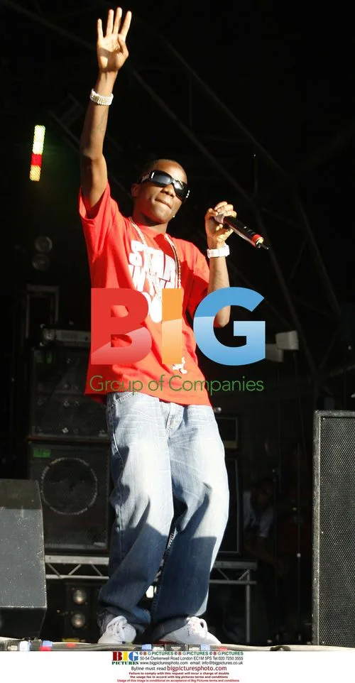 Tinchy Stryder performs at Rock In The Park