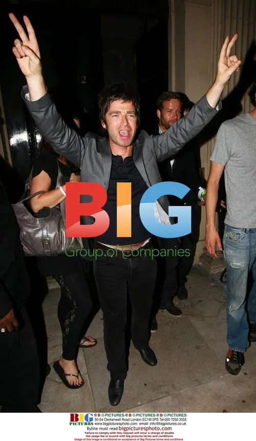 Noel Gallagher at U2 afterparty