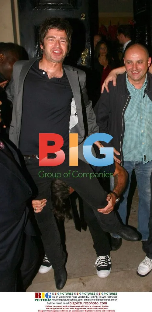 Noel Gallagher at U2 afterparty