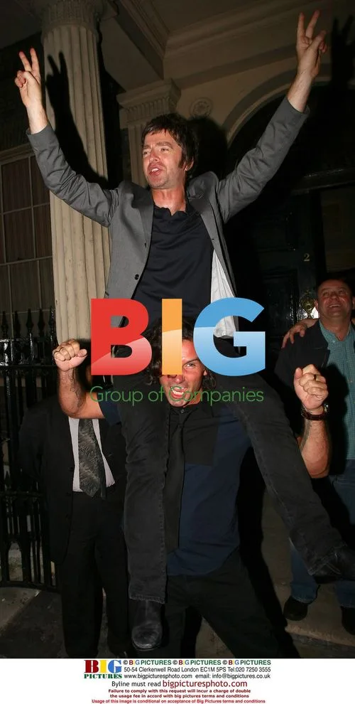 Noel Gallagher at U2 afterparty