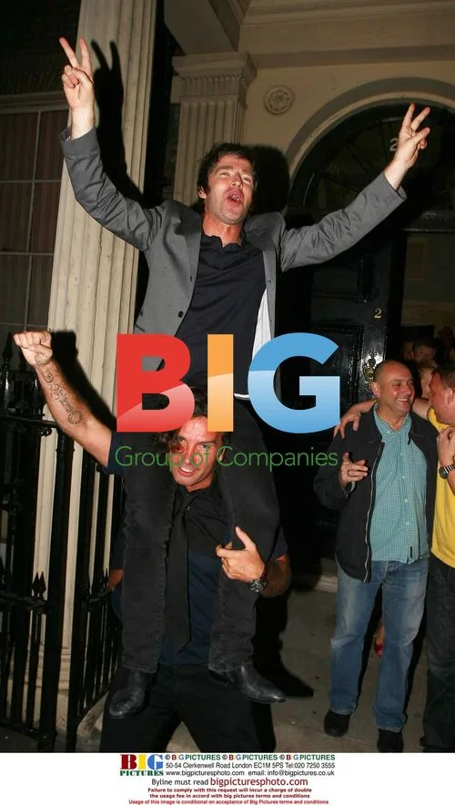 Noel Gallagher at U2 afterparty