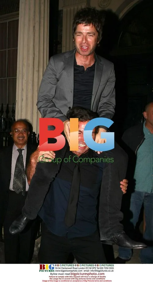Noel Gallagher at U2 afterparty