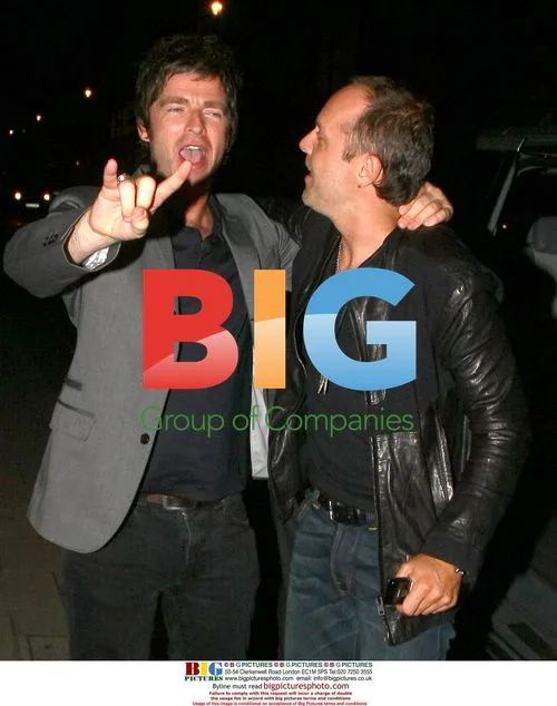 Noel Gallagher and Lars Ulrich at U2 afterparty