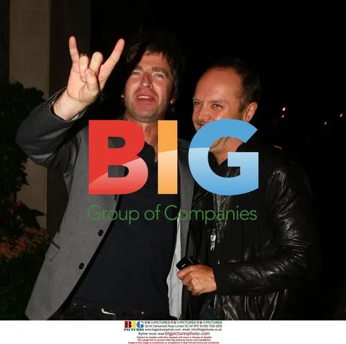 Noel Gallagher and Lars Ulrich at U2 Afterparty