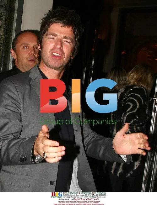 Noel Gallagher and Lars Ulrich at U2 afterparty