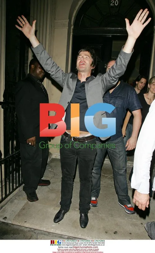 Noel Gallagher at U2 afterparty