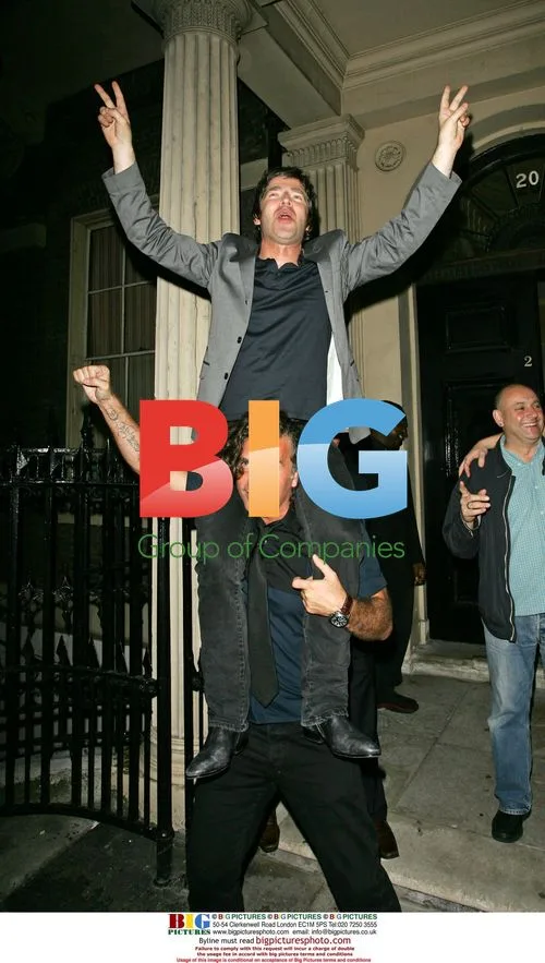 Noel Gallagher at U2 afterparty in London