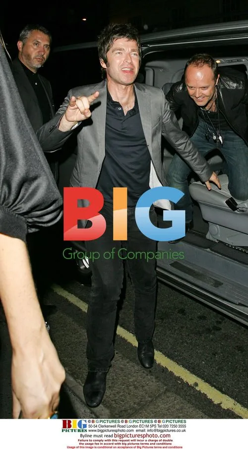 Noel Gallagher and Lars Ulrich at U2 afterparty