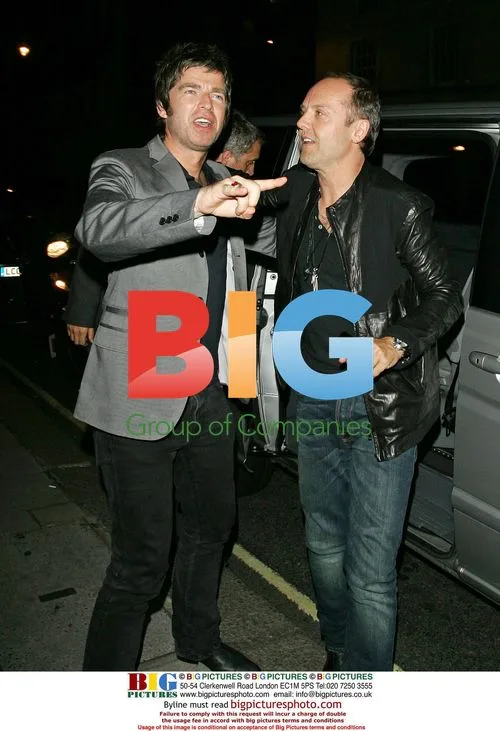 Noel Gallagher and Lars Ulrich at U2 afterparty
