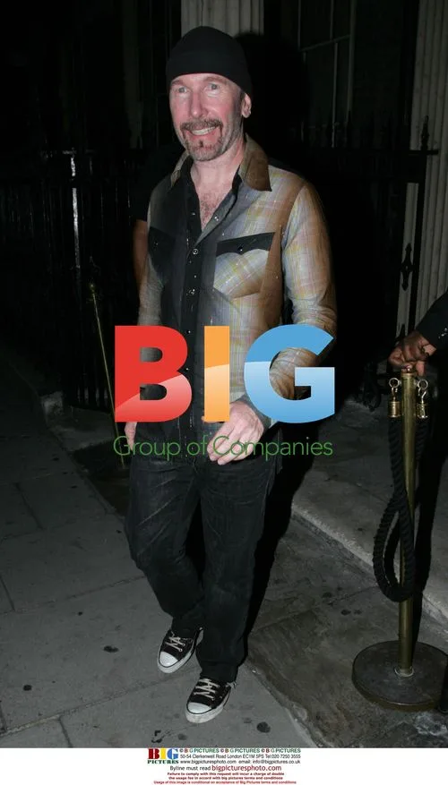 The Edge at U2 Afterparty in London