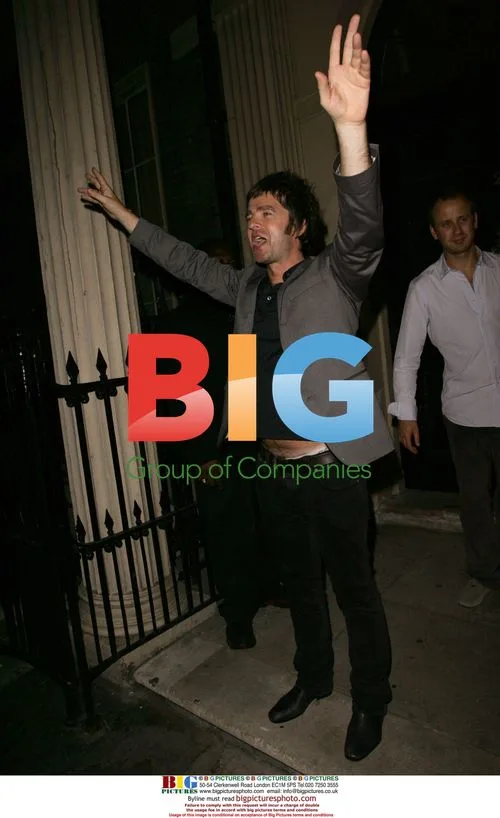 Noel Gallagher at U2 afterparty in London