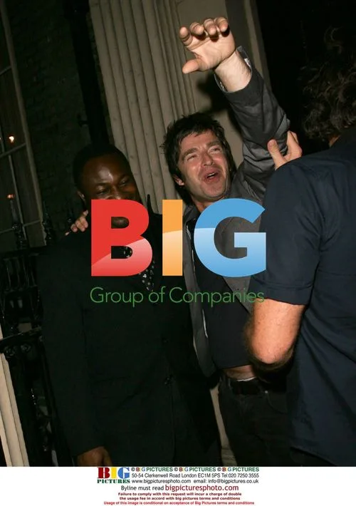 Noel Gallagher at U2 afterparty in London