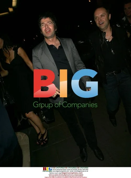 Noel Gallagher and Lars Ulrich at U2 afterparty
