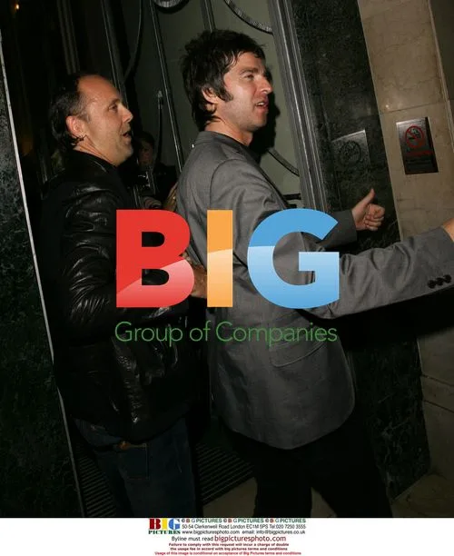 Noel Gallagher and Lars Ulrich at U2 afterparty